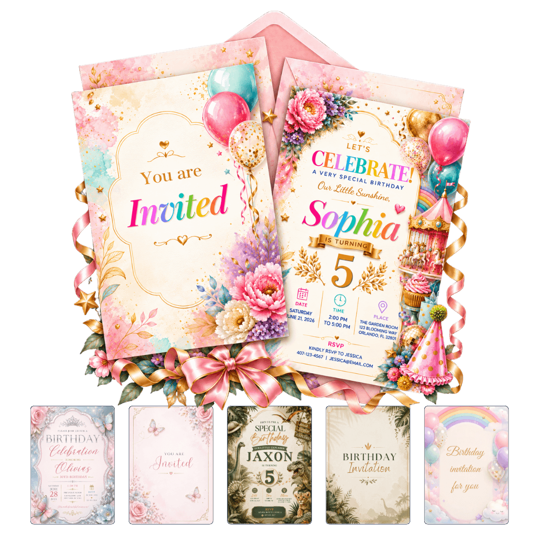 Party Invitations Pack