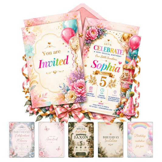 Party Invitations Pack